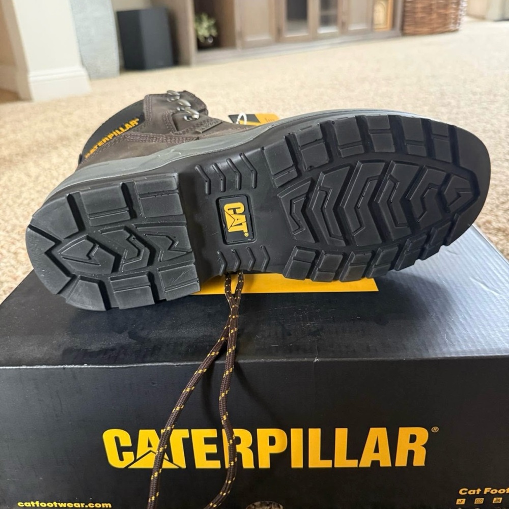 Men’s CAT Steel Toe Workboots - Picture 6 of 8